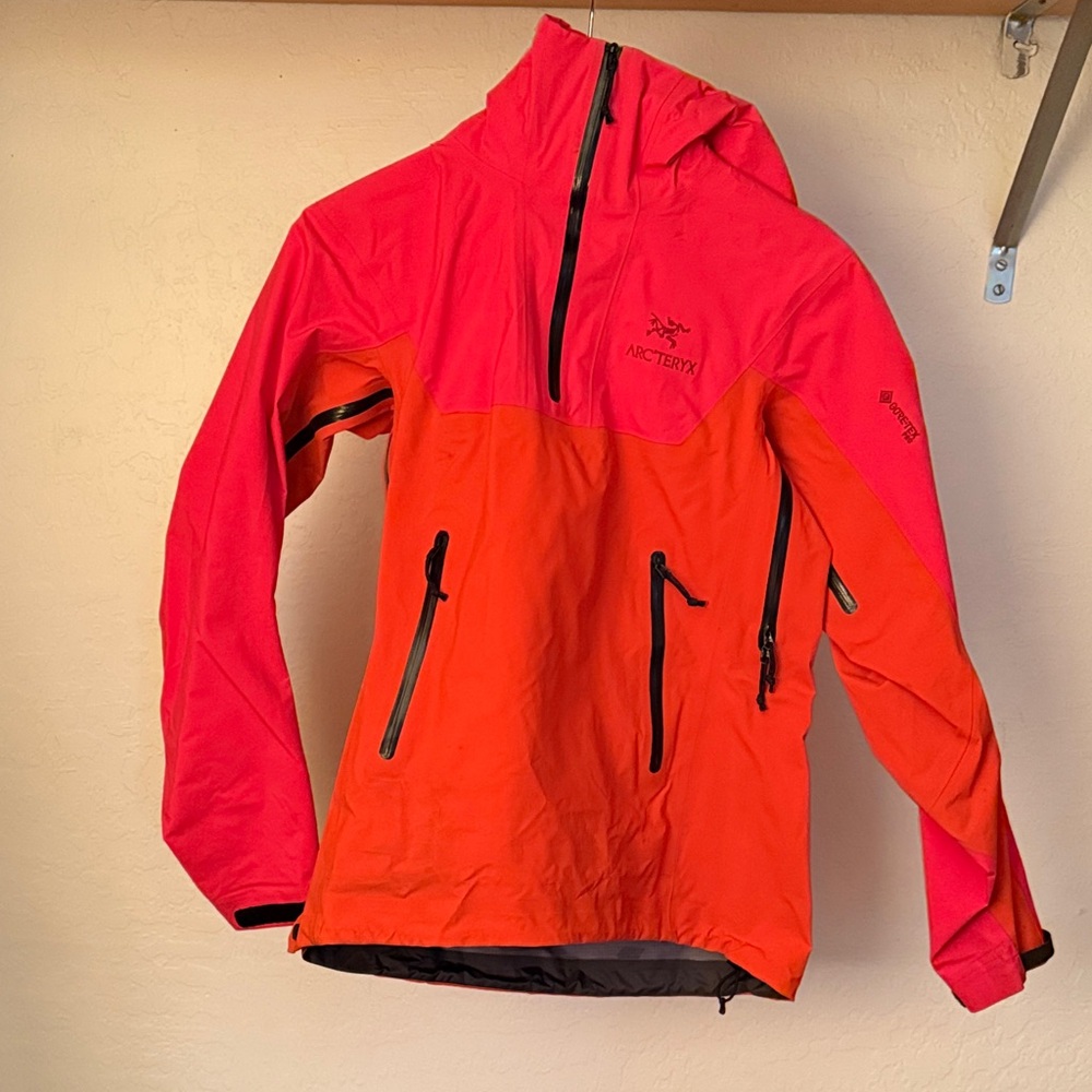 Arc'teryx Vibrant Pink and Orange Anorak Jacket
